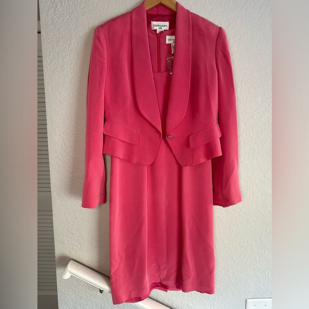 NEW Vintage Bloomingdale’s Silk Dress Jacket Grace Kelly Chic Demure Deadstock